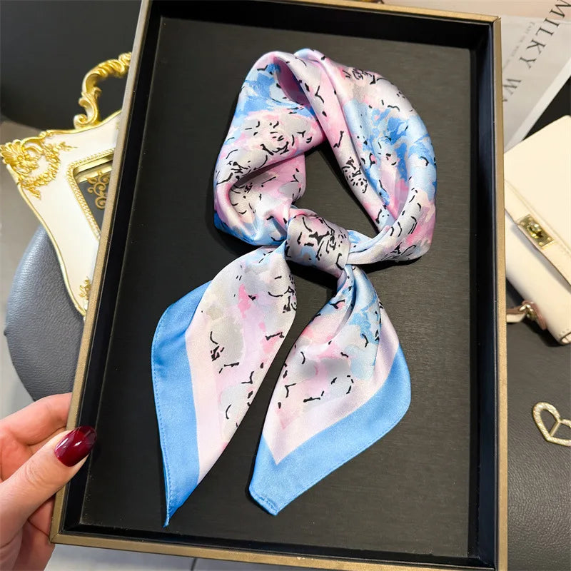 Bohemian Silk Square Scarf