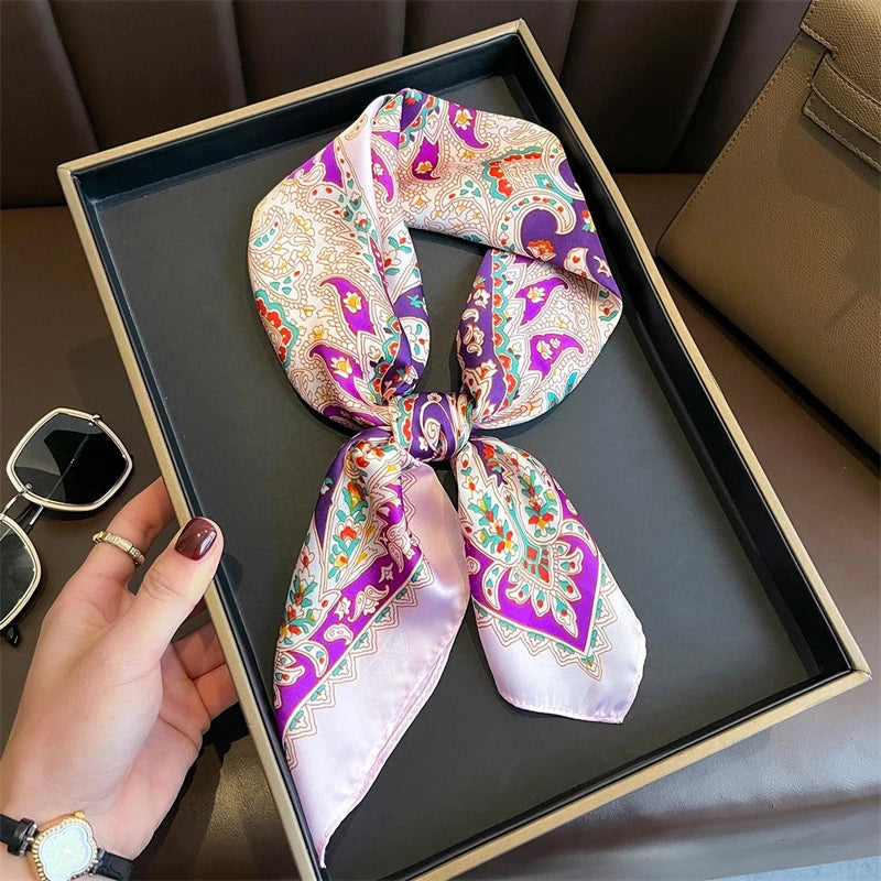 Bohemian Silk Square Scarf