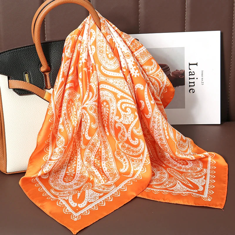 Bohemian Silk Square Scarf