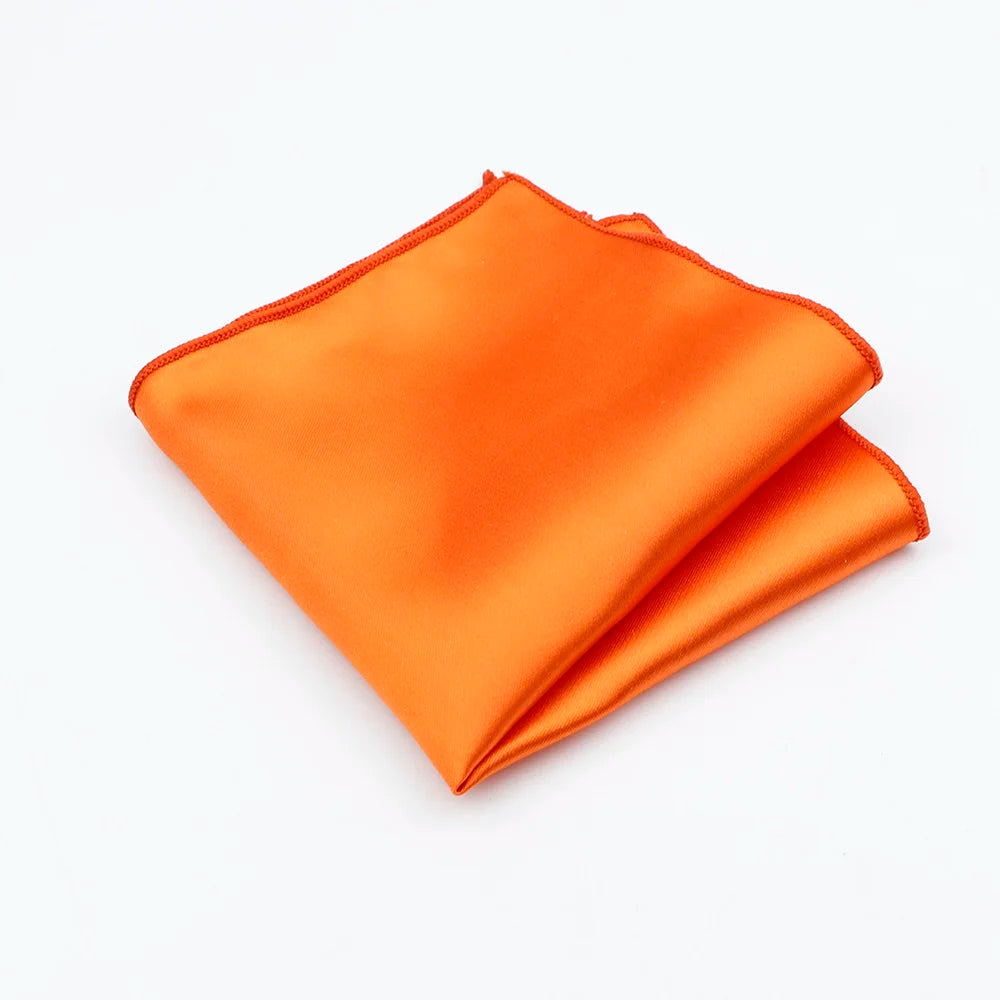 Solid Colors Handkerchief Scarves Vintage Silk