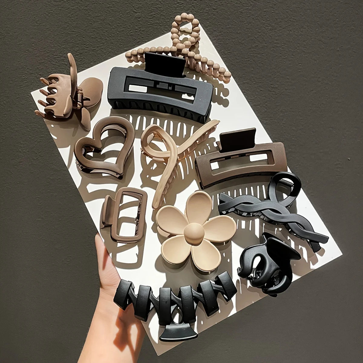 11pcs  Frosted Clip Set