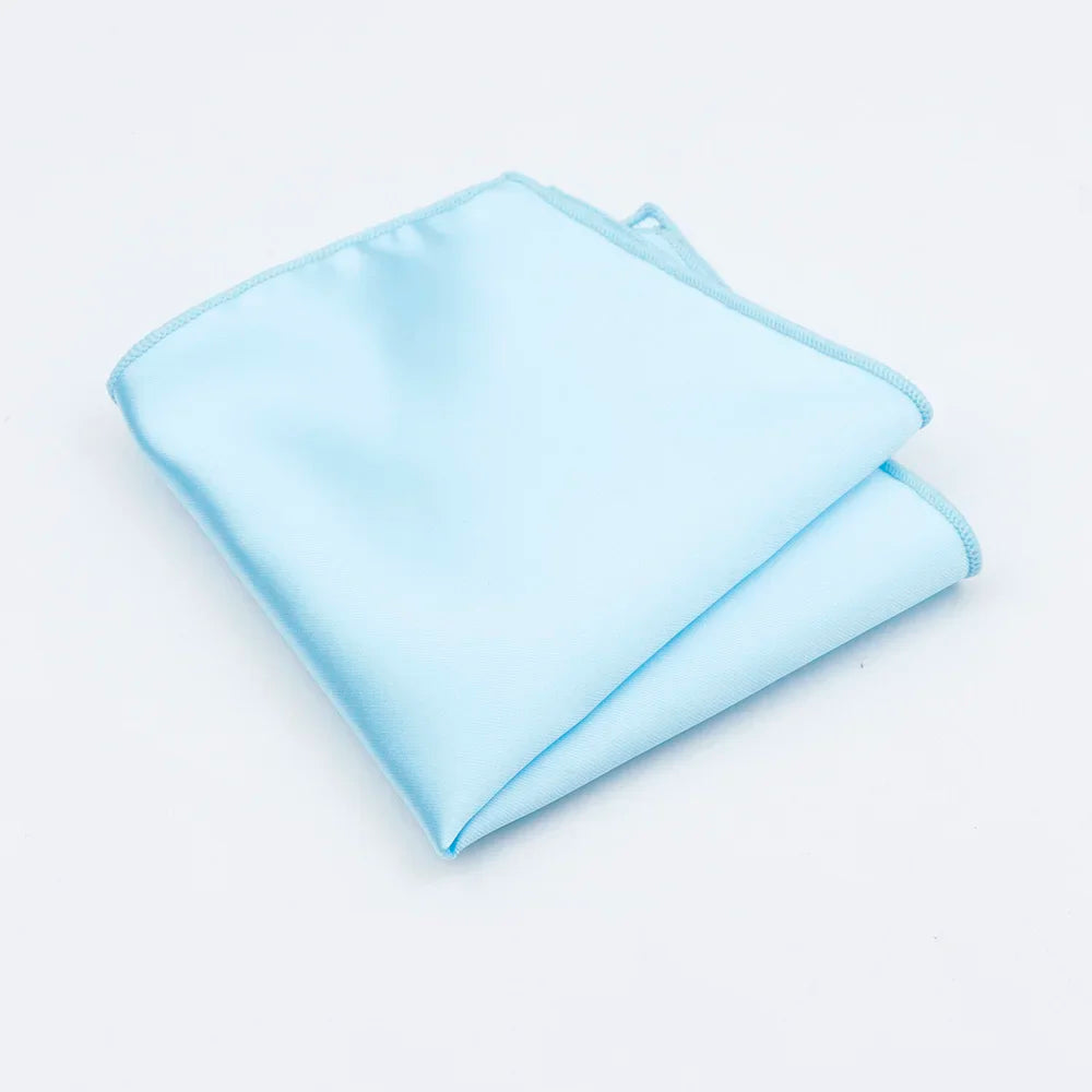 Solid Colors Handkerchief Scarves Vintage Silk