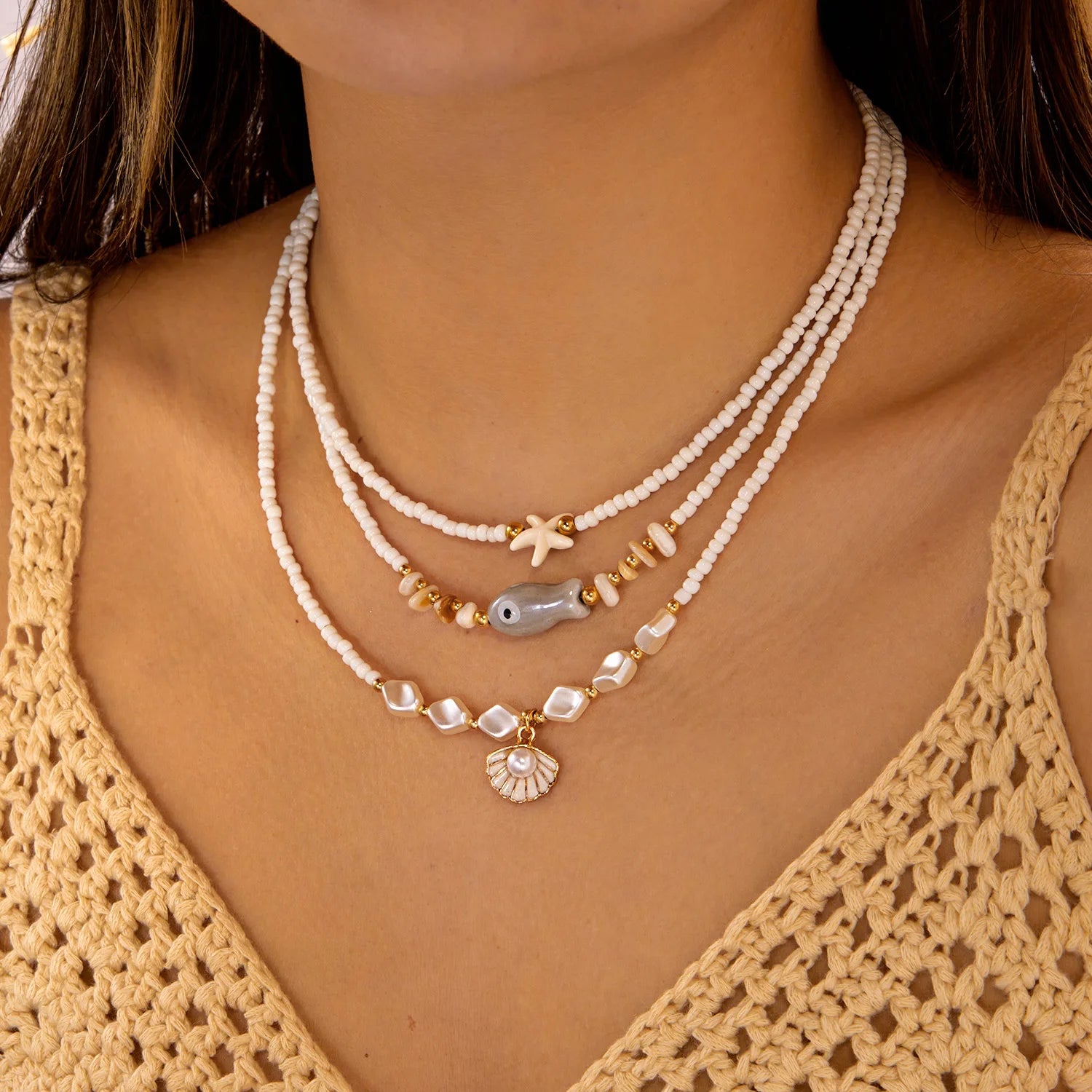 Bohemian Multilayer Pendant Necklace